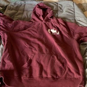 Maroon Abercrombie kids sweatshirt